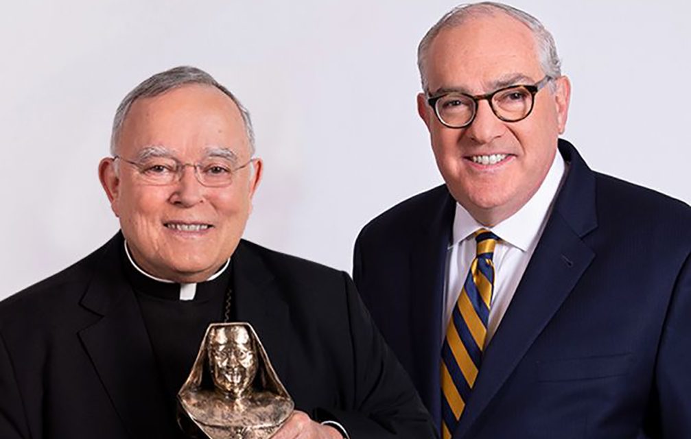 Archbishop Chaput honored with first annual Mother Angelica Award