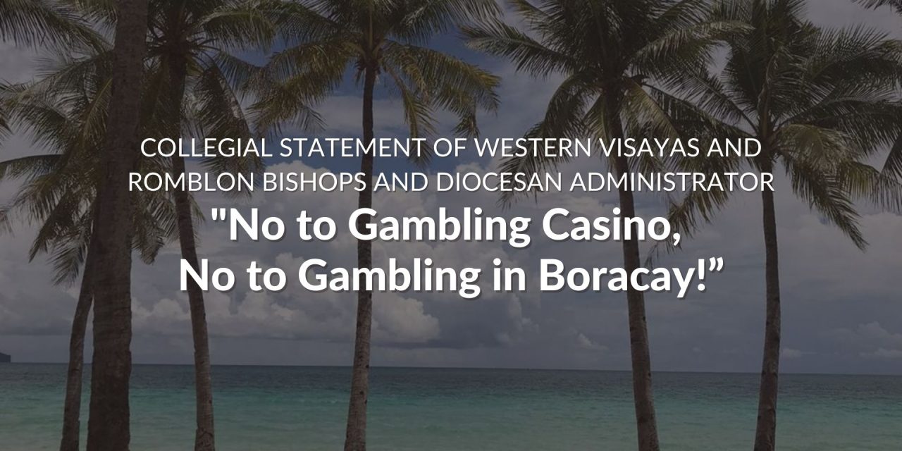 ‘No to gambling casino, no to gambling in Boracay!’