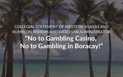 ‘No to gambling casino, no to gambling in Boracay!’
