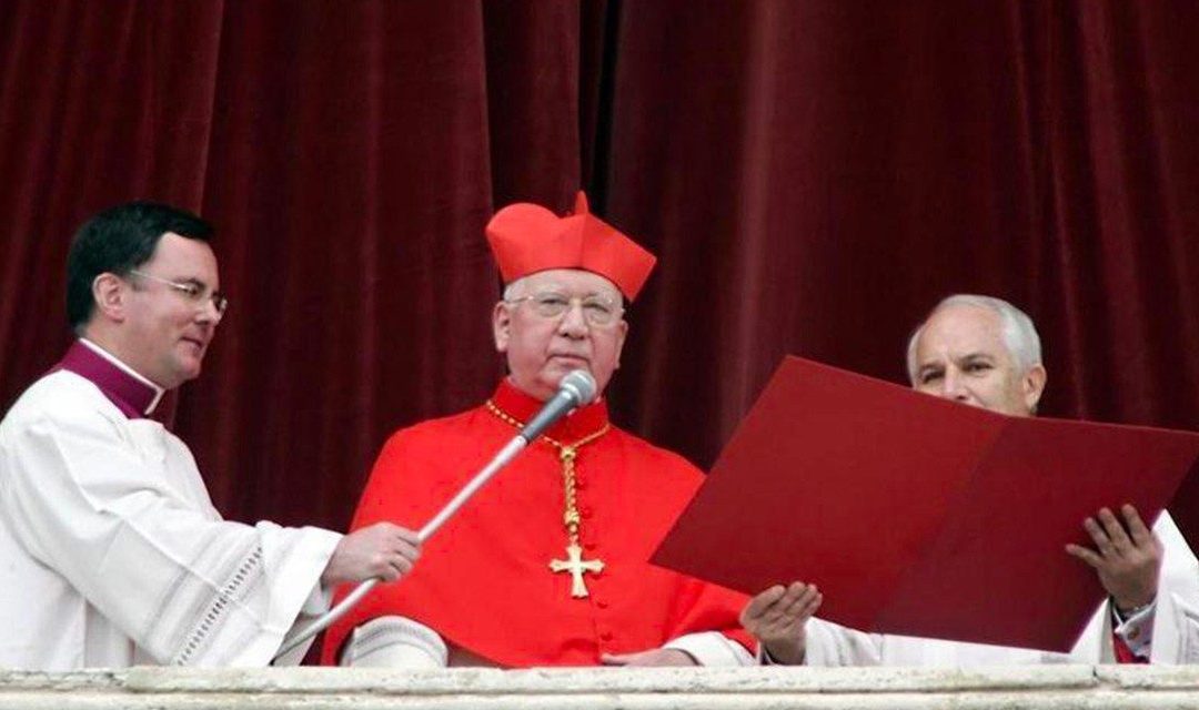 Pope Francis mourns ‘self-sacrificing’ cardinal who announced Benedict XVI’s election