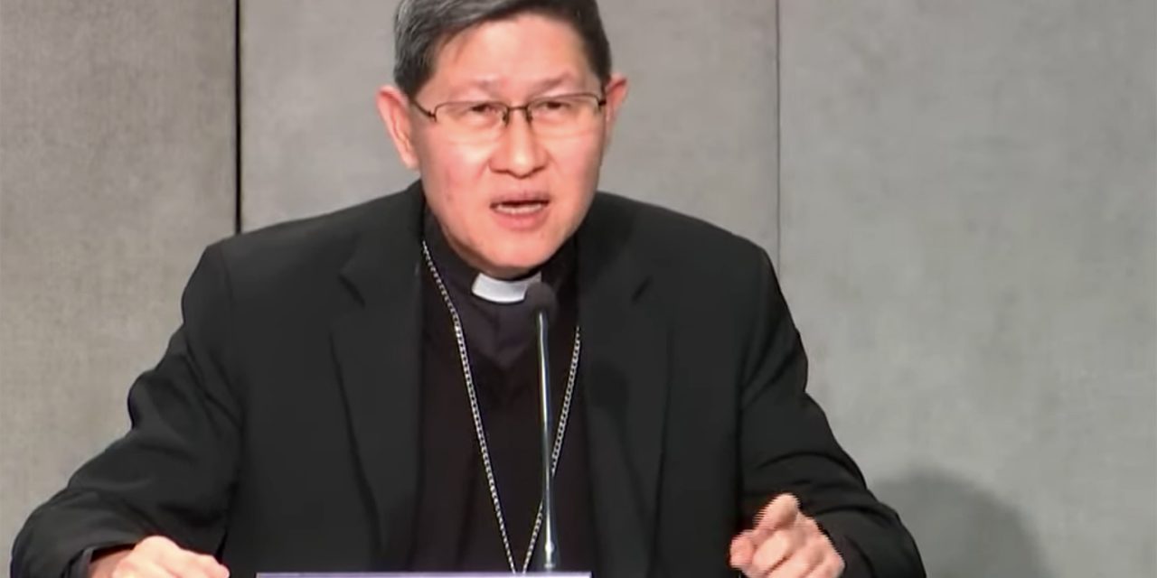 Cardinal Tagle: Digital evangelization cannot replace personal encounter