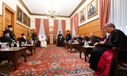 Pope Francis apologizes for mistakes of Catholics in meeting with Greek Orthodox leaders in Athens, Greece