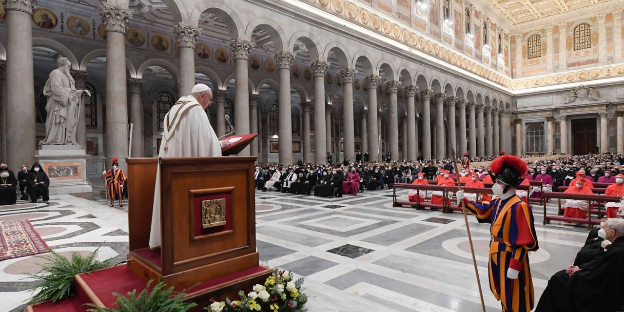 Pope Francis: ‘The Lord wants us to trust one another’
