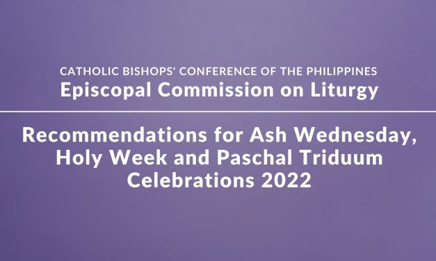 Guidelines for Lent and Holy Week 2022
