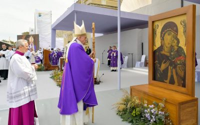 Pope Francis laments ‘sacrilegious war’ in Ukraine as he prays Angelus in Malta