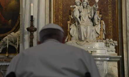 Pope Francis prays rosary for peace in Ukraine and around the world