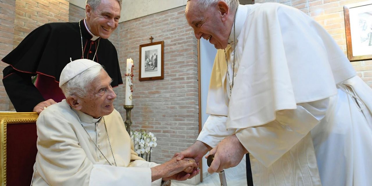 Pope Francis praises ‘fruitful’ theology of Benedict XVI