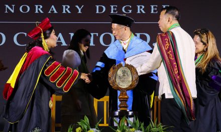 Bishop Ruperto Santos receives honorary doctorate