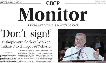 CBCP Monitor Vol 27 No 1