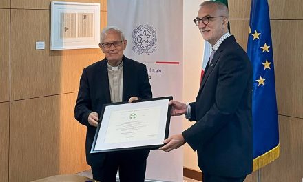 Italian missionary honored for peace work in Mindanao
