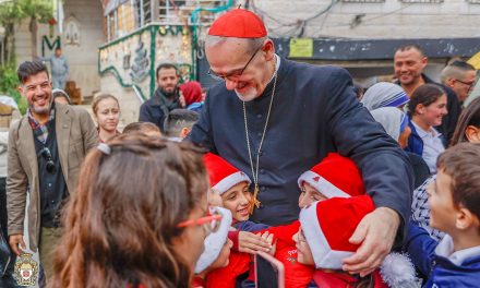Cardinal Pizzaballa visits Holy Family Parish in Gaza days before Christmas