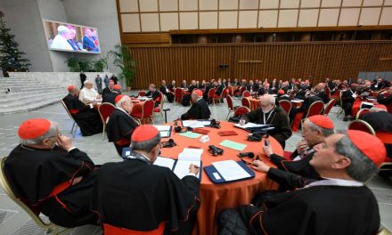 As consistory opens, Pope Leo XIV tells cardinals ‘I am here to listen’