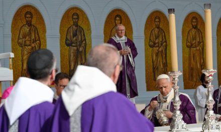 Pope Leo XIV at Monaco stadium Mass: Wars are ‘the result of the idolatry of power and money’