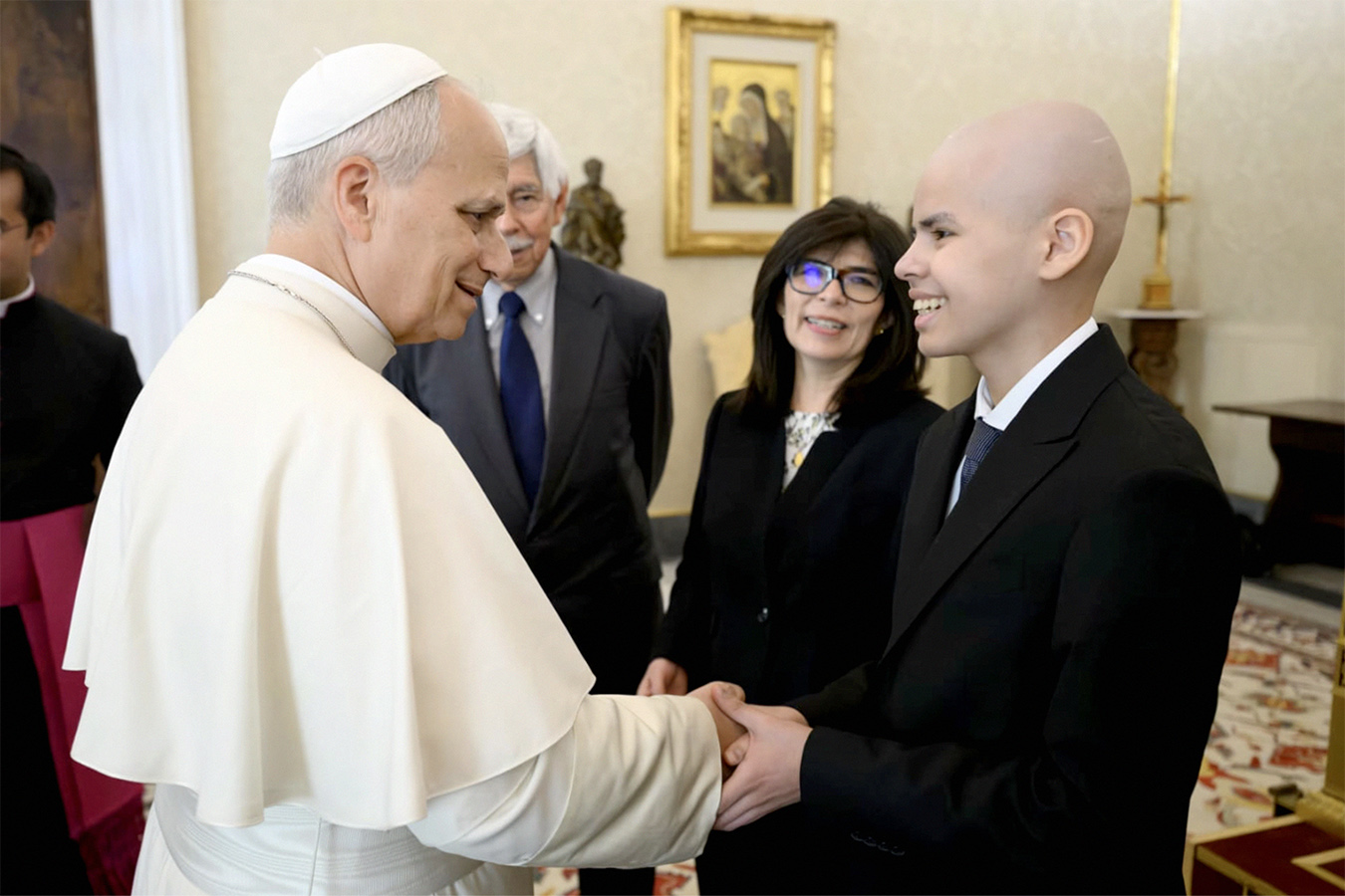 Pope Leo XIV accompanied him through his cancer battle. Now they will meet again in Madrid