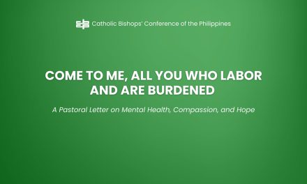 CBCP pastoral letter on mental health, compassion, and hope