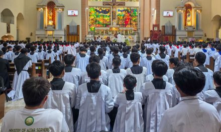 Bishop tells altar servers: Serving is more than getting the rites right