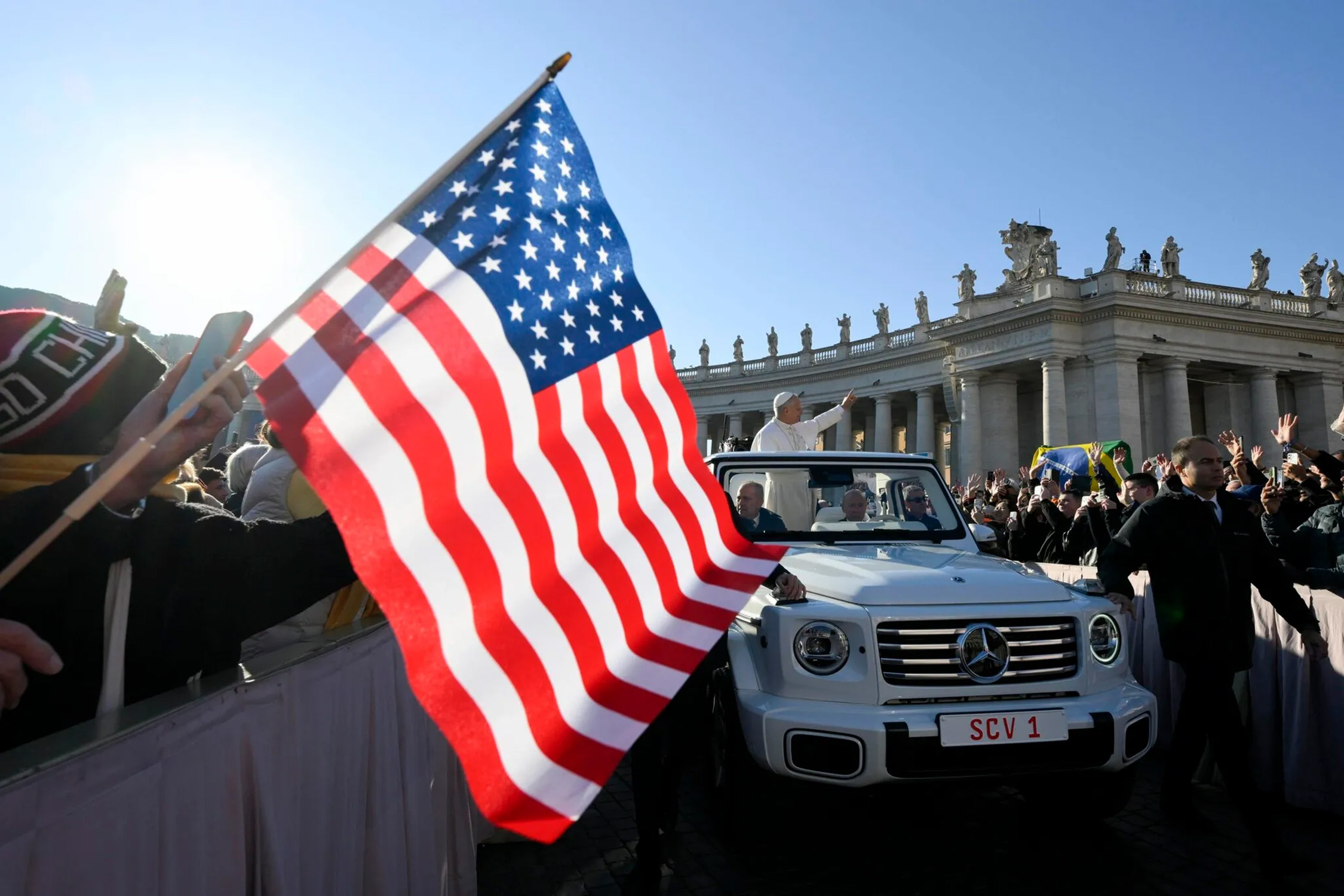 Pope Leo XIV becomes first pope to vote in an American election