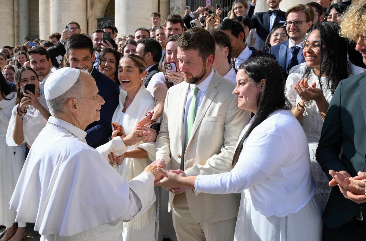 Pope Leo affirms the ‘unbreakable oneness’ of marriage at first general audience post-surgery