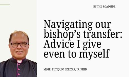 Navigating our bishop’s transfer:  Advice I give even to myself